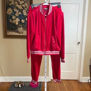 Kate & Mallory Red Jacket with Silver Accents